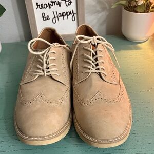 Tommy Hilfiger Cream Men's Oxford Shoes SZ 10.5 box 67